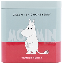 Moomin Green Tea Chokeberries Tin 100 gram
