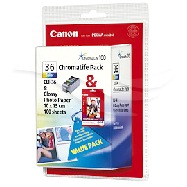 Canon Ink CLI-36 Color Chromalife