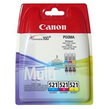 Canon Ink CLI-521C/M/Y Value Pack