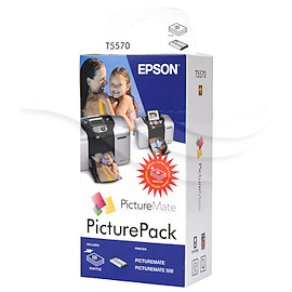 Epson PicturePack, 6-Color Photo Ink Cartridges & Photo Paper 10 x 15 cm, 135 st