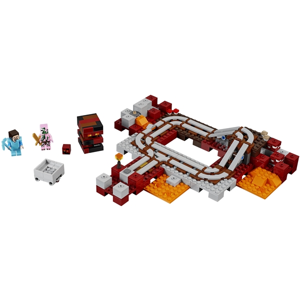 21130 LEGO Minecraft Järnvägen i The Nether (Bild 1 av 7)
