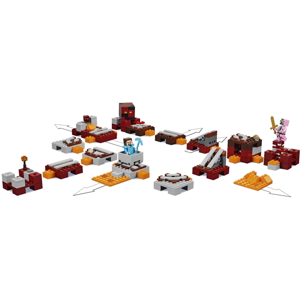 21130 LEGO Minecraft Järnvägen i The Nether (Bild 6 av 7)