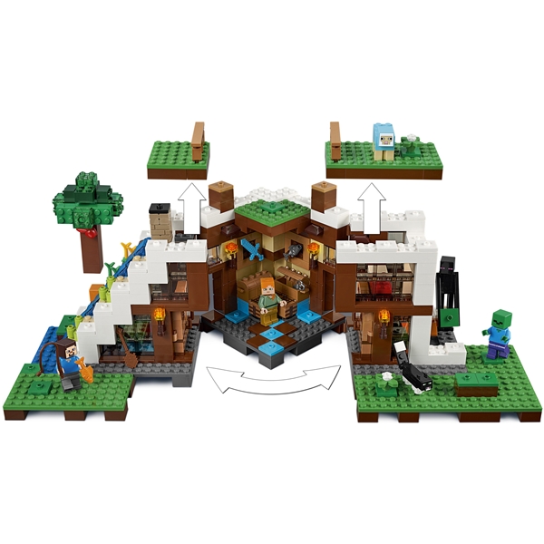 21134 LEGO Minecraft Basen vid vattenfallet (Bild 7 av 8)