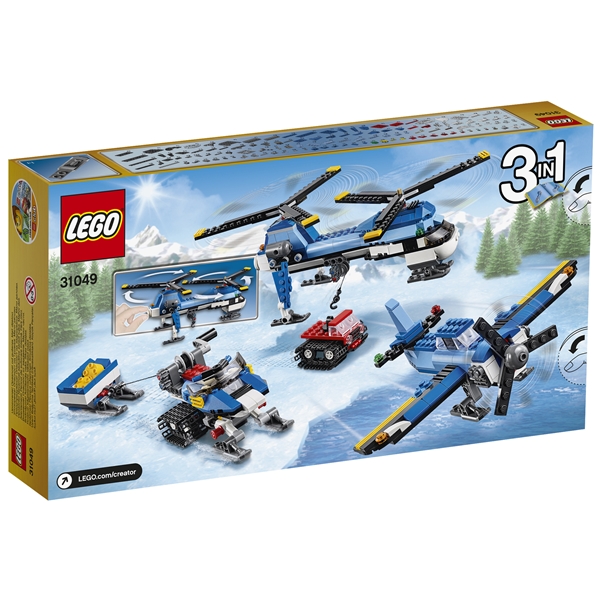 31049 LEGO Creator Tandemhelikopter (Bild 8 av 8)