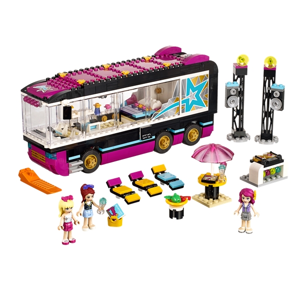 41106 LEGO Friends Popstjärnornas turnébuss (Bild 2 av 8)