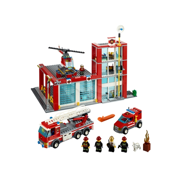 60004 Lego City Brandstation (Bild 2 av 2)