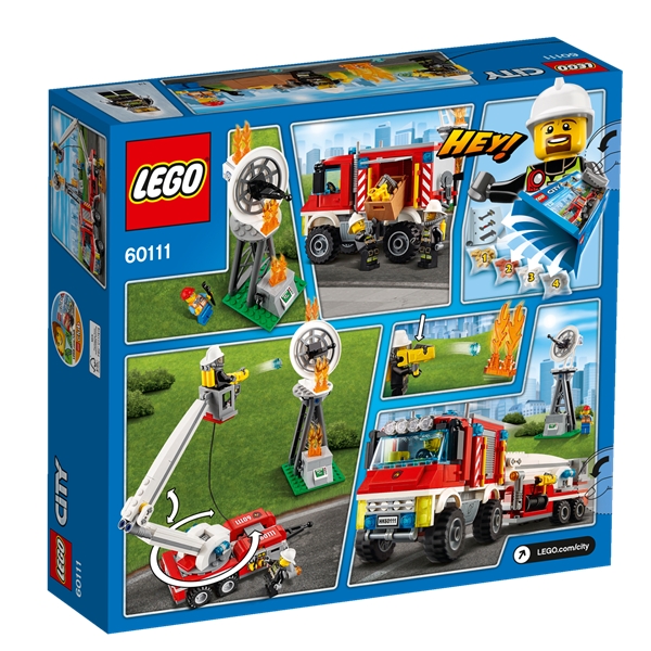 60111 LEGO City Liten brandbil (Bild 3 av 3)