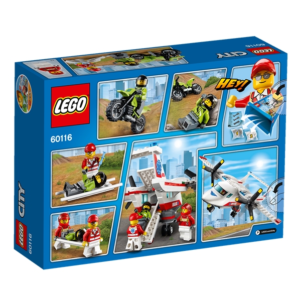 60116 LEGO City Ambulansflygplan (Bild 3 av 3)