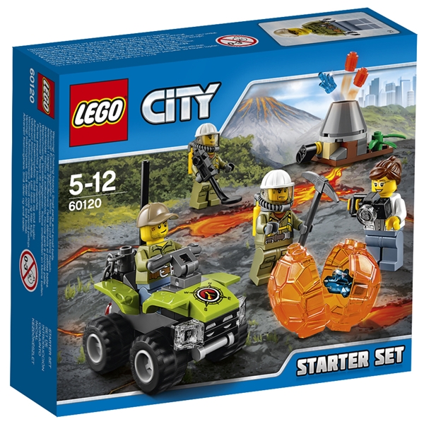 60120 LEGO City Vulkan startset (Bild 1 av 3)