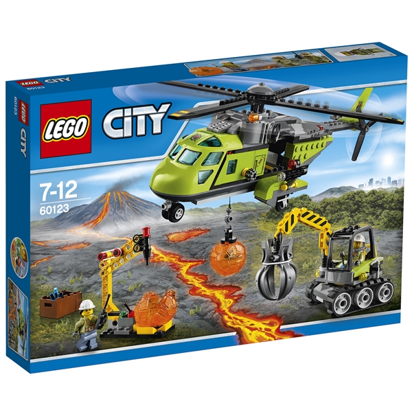 60123 LEGO City Vulkan transporthelikopter (Bild 1 av 3)
