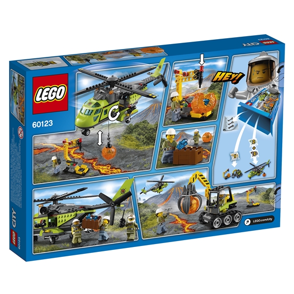 60123 LEGO City Vulkan transporthelikopter (Bild 3 av 3)