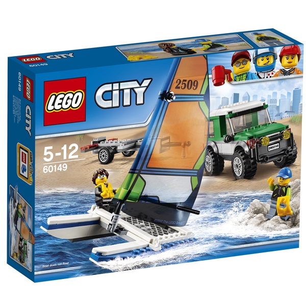 60149 LEGO City Terrängbil med katamaran (Bild 1 av 8)