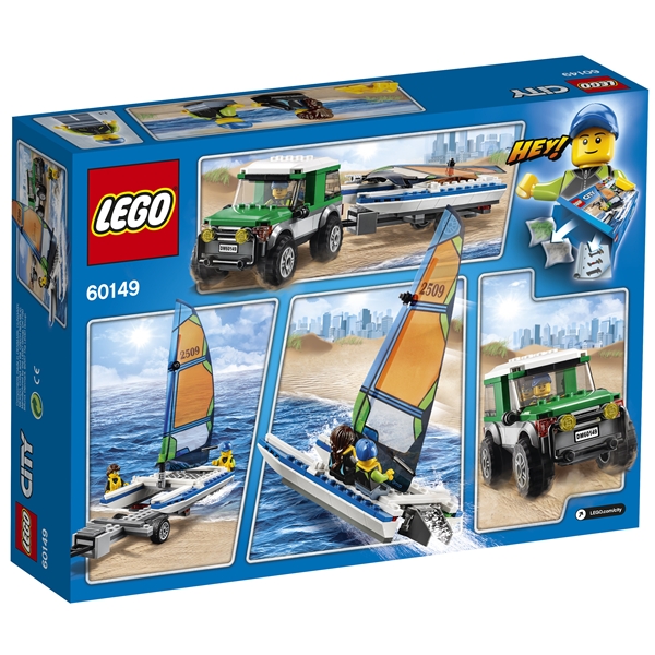 60149 LEGO City Terrängbil med katamaran (Bild 2 av 8)