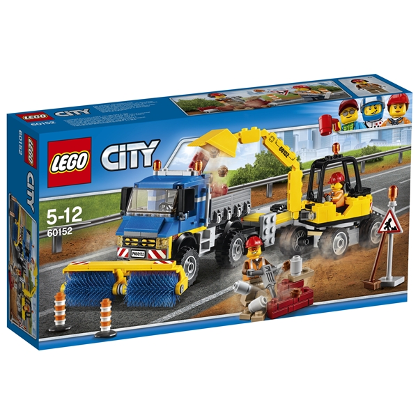60152 LEGO City Sopmaskin och grävmaskin (Bild 1 av 10)