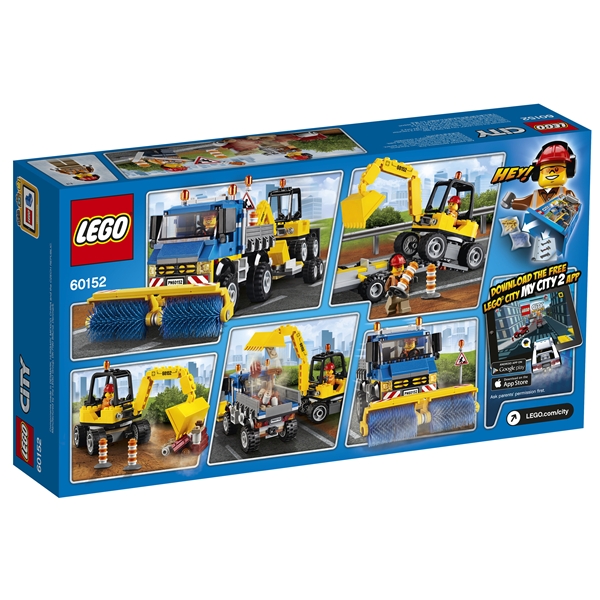 60152 LEGO City Sopmaskin och grävmaskin (Bild 2 av 10)