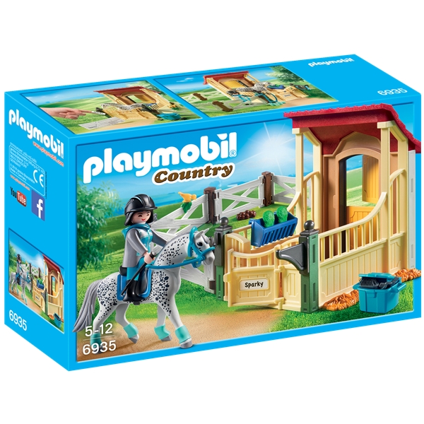 6935 Playmobil Hästbox Appaloosa (Bild 1 av 3)