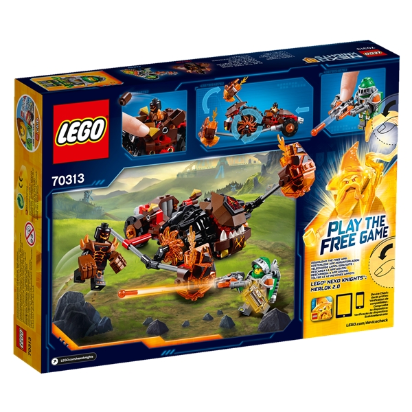 70313 LEGO Nexo Knights Moltors lavakrossare (Bild 3 av 3)