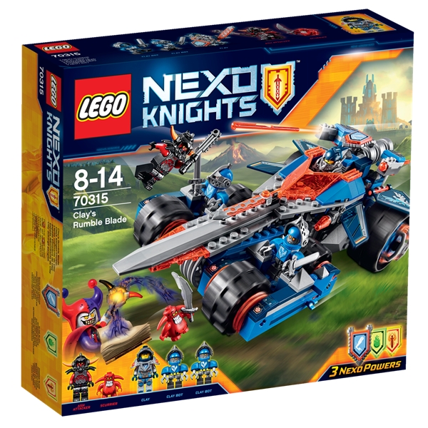70315 LEGO Nexo Knights Clays dunderklinga (Bild 1 av 3)