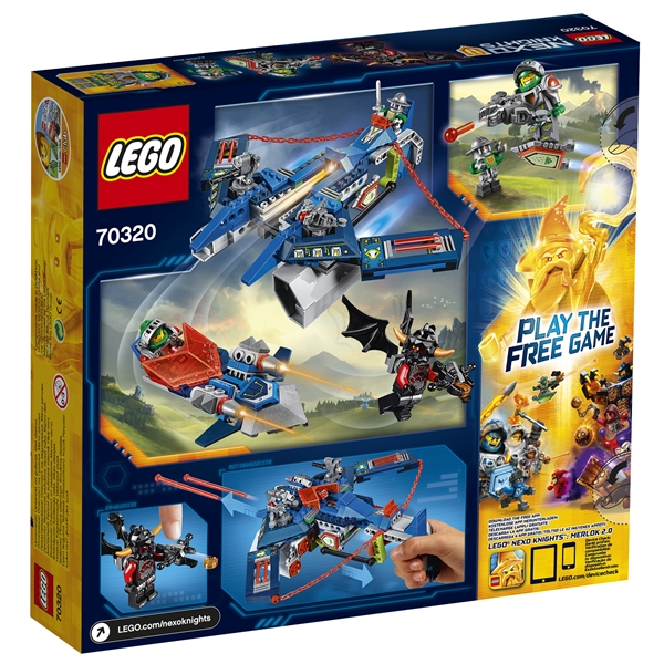 70320 LEGO Nexo Knights Aaron Fox lufthuggare V2 (Bild 3 av 3)