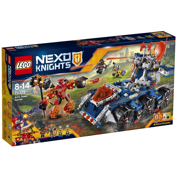 70322 LEGO Nexo Knights Axls tornbärare (Bild 1 av 3)