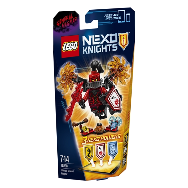 70338 LEGO Nexo Knights Ultimate general Magmar (Bild 1 av 3)
