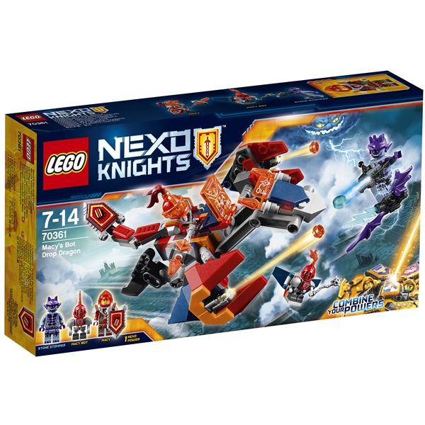 70361 LEGO Nexo Knights Macys Botsläppardrake (Bild 1 av 7)