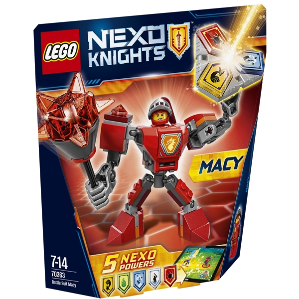 70363 LEGO Nexo Knights Macy i Stridsutrustning (Bild 1 av 3)