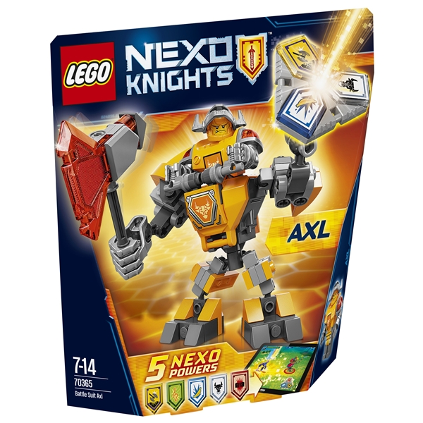 70365 LEGO Nexo Knights Axl i Stridsutrusting (Bild 1 av 3)