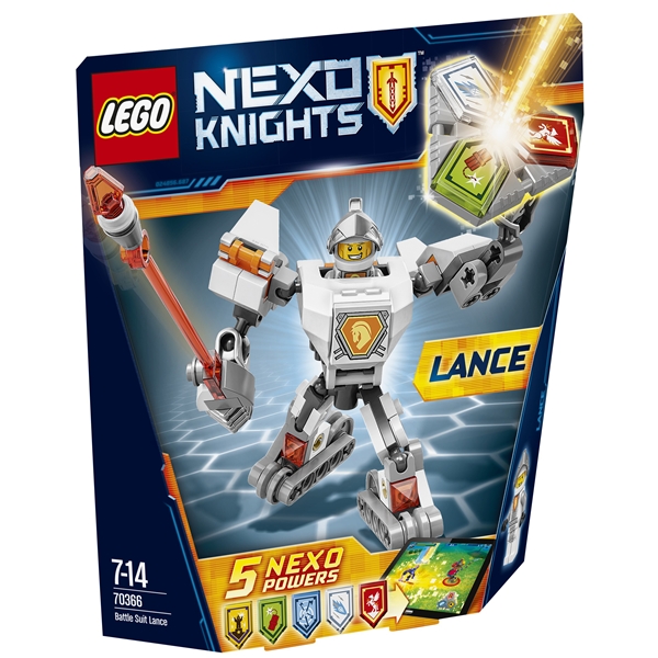 70366 LEGO Nexo Knights Lance i Stridsutrustning (Bild 1 av 3)