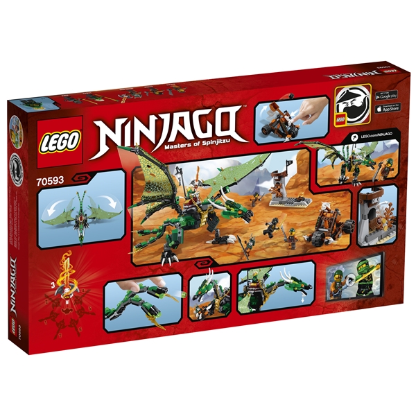 70593 LEGO Ninjago The Green NRG Dragon (Bild 3 av 3)