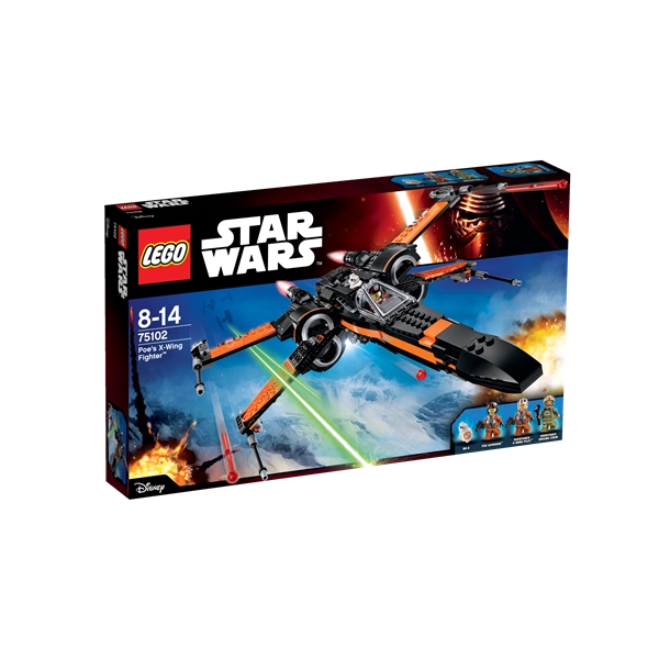 75102 LEGO Star Wars Poe's X-Wing Fighter (Bild 1 av 3)