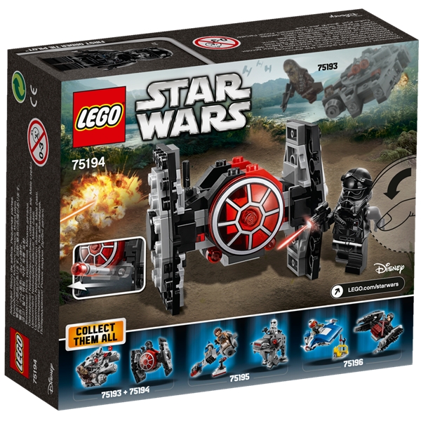 75194 LEGO Star Wars First Order TIE Fighter (Bild 2 av 4)