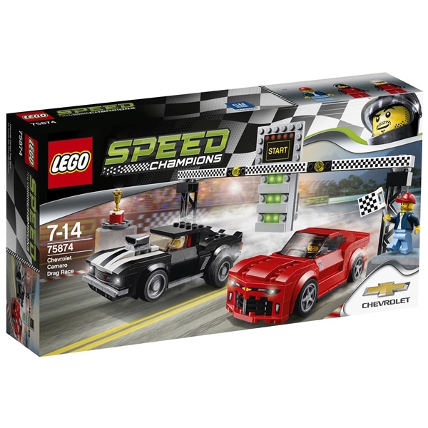 75874 LEGO Chevrolet Camaro dragrace (Bild 1 av 3)