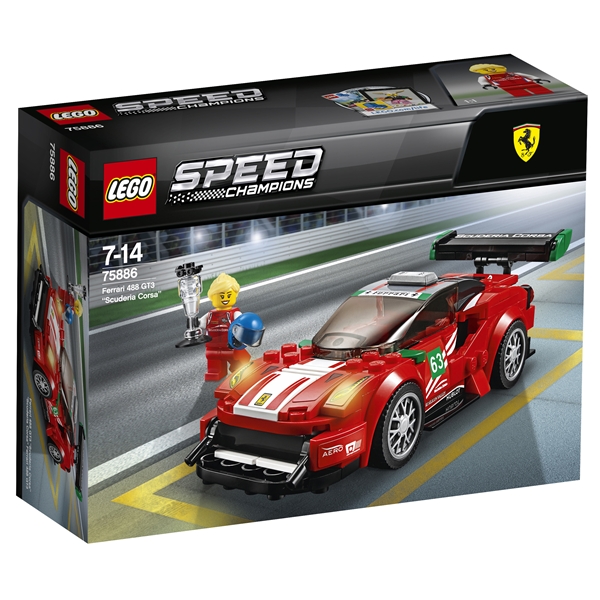75886 LEGO Speed Ferrari 488 GT3 Scuderia Corsa (Bild 1 av 3)