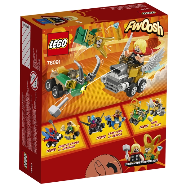 76091 LEGO Super Heroes Mighty Micros Thor/Loki (Bild 2 av 3)