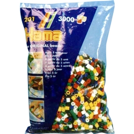 Hama Pärlor 3000st Blandade färger