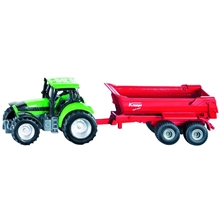 Siku 1:87 Traktor m Släp 1632