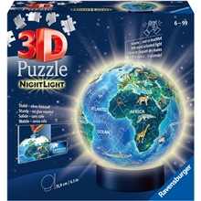 Pussel 3D 72 Bitar Children Globe Nightlight