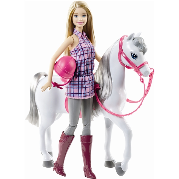 Barbie Ryttare med Häst (Bild 1 av 4)