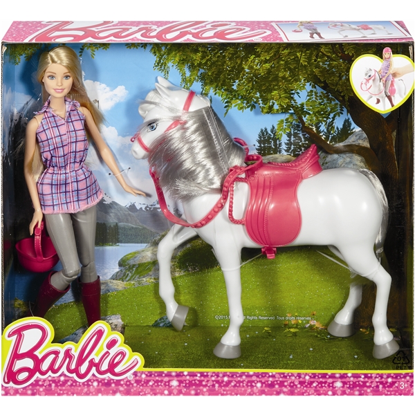 Barbie Ryttare med Häst (Bild 4 av 4)