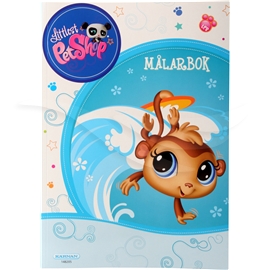 Littlest Petshop målarbok