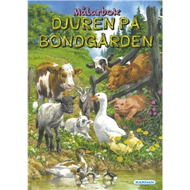 Bondgårdens Djur målarbok