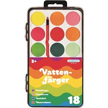 Vattenfärger 18 st