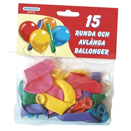 Runda Och Avlånga Ballonger