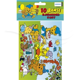 Bjudningskort Bamse Picknick, 10 st