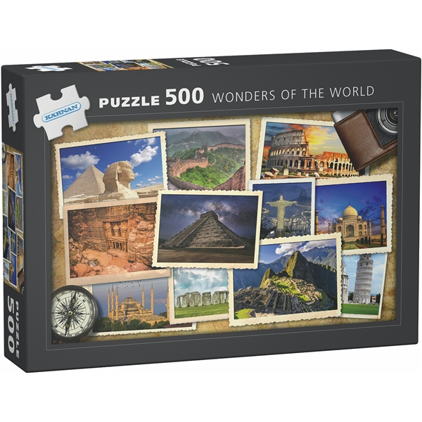 Pussel 500 Bitar Wonders of The World