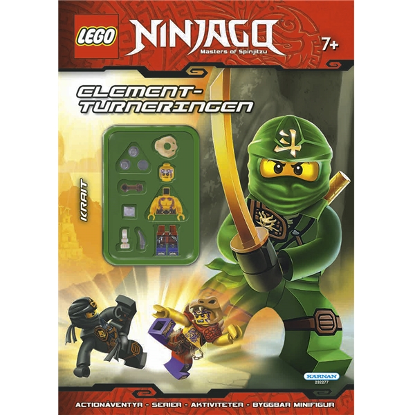 Pysselbok LEGO Ninjago Elementturneringen