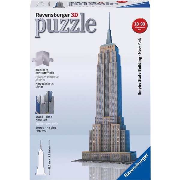 Pusselbyggnad 3D - Empire State Building (Bild 1 av 3)