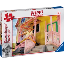 Pussel 200 Bitar XXL Pippi och Villa Villekulla