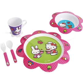 Hello Kitty Melaminservis, 5 Delar